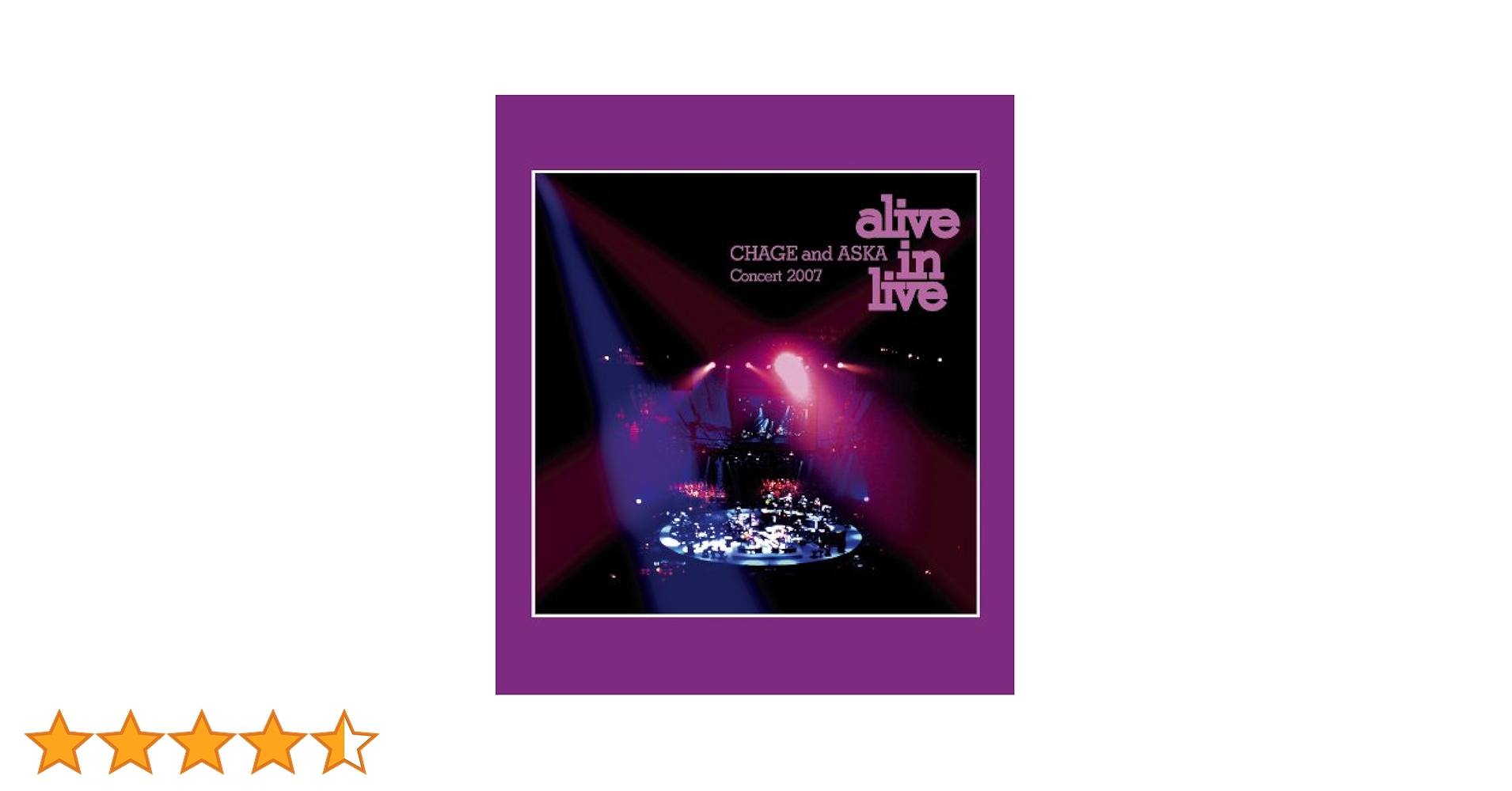ミュージック CHAGE and ASKA/CHAGE and ASKA CONCERT Amazon.co.jp: CHAGE and ASKA Concert 2007 alive in live [Blu